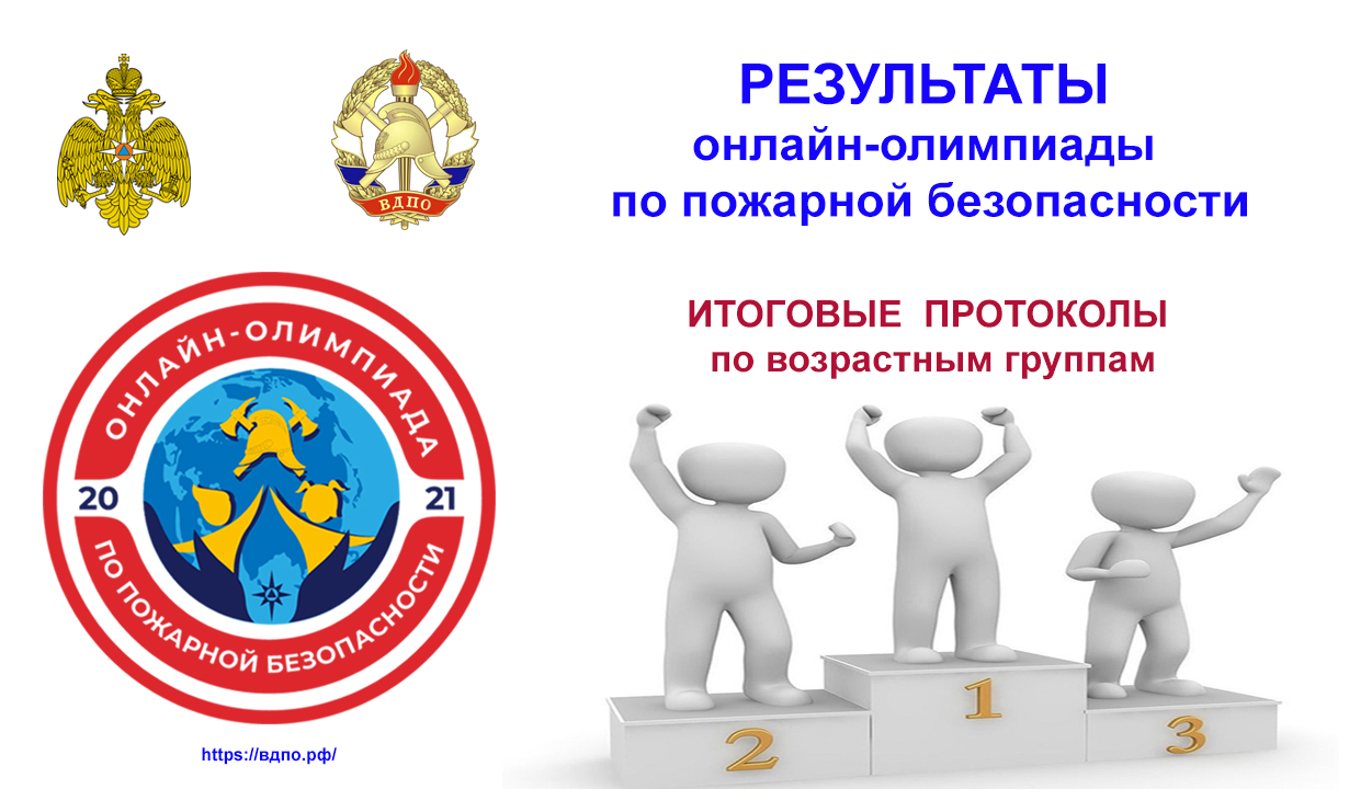 Результаты всероссийской онлайн-олимпиады по пожарной безопасности |  Новости портала ВДПО.рф